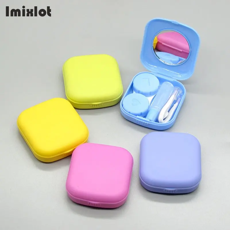 5 Colors Portable Mini Square Contact Lens Case with Mirror Solid Contact Lenses Box Lens Container Travel Kit
5 Colors Portable Mini Square Contact Lens Case with Mirror Solid Contact Lenses Box Lens Container Travel Kit