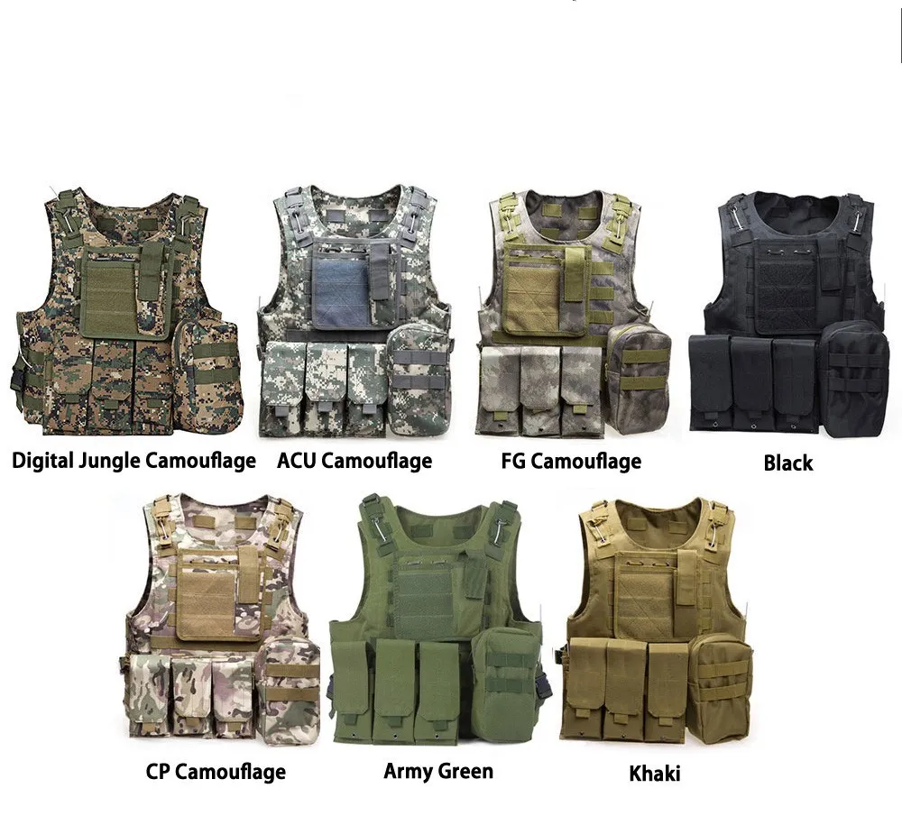 Tactical Vest Amphibious Battle Military Molle Waistcoat Combat Assault Plate Carrier Vest Hunting Protection Camouflage Vest
Tactical Vest Amphibious Battle Military Molle Waistcoat Combat Assault Plate Carrier Vest Hunting Protection Camouflage Vest
