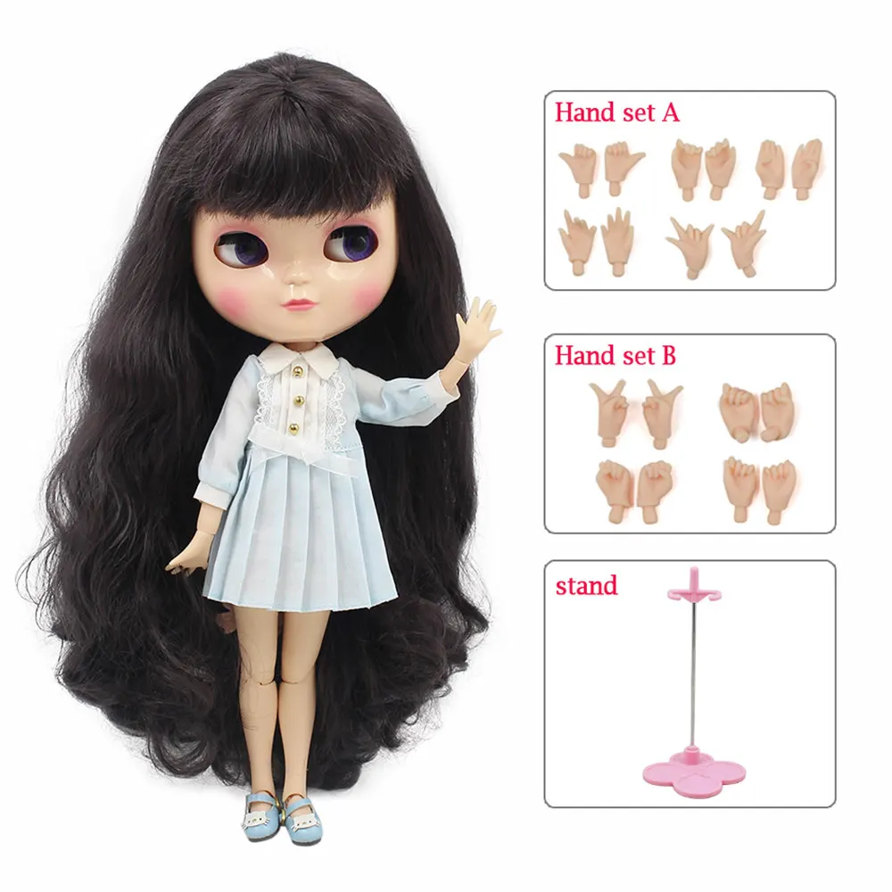 Dream Fairy ICY doll azone body small chest dark purple hair blue dress shoes stand hands BL9219 toy gift 1/6
Dream Fairy ICY doll azone body small chest dark purple hair blue dress shoes stand hands BL9219 toy gift 1/6