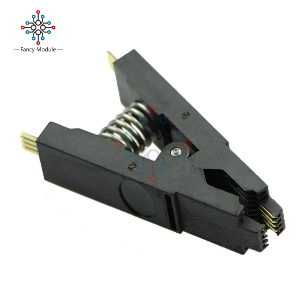 Программатор тестирование ing Clip SOP8 SOP SOIC 8soic8 DIP8 DIP 8 Pin BIOS/24/25/93 Flash Chip IC Socket Adpter Test
