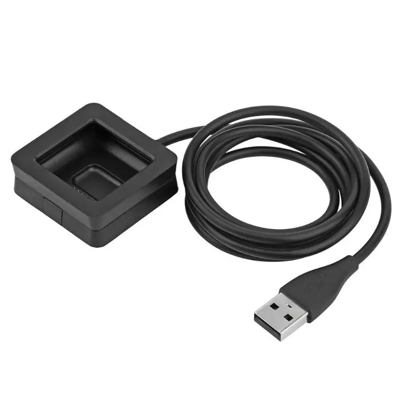 

USB Charging Data Cable Charger Lead Dock Station with Chip for Fitbit Blaze Fitness Tracker Wristband High Quality Data Cable