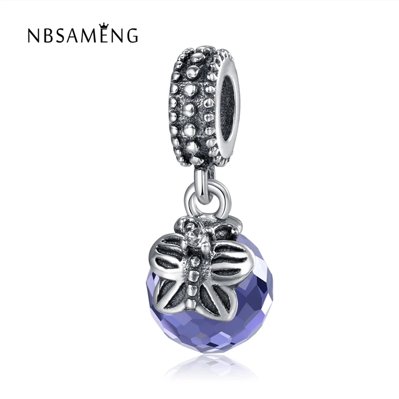 New Real 925 Sterling Silver Bead Charm Vintage butterfly With Ball Crystal Pendant Beads Fit Pandora Bracelet & Bangle Jewelry
New Real 925 Sterling Silver Bead Charm Vintage butterfly With Ball Crystal Pendant Beads Fit Pandora Bracelet & Bangle Jewelry