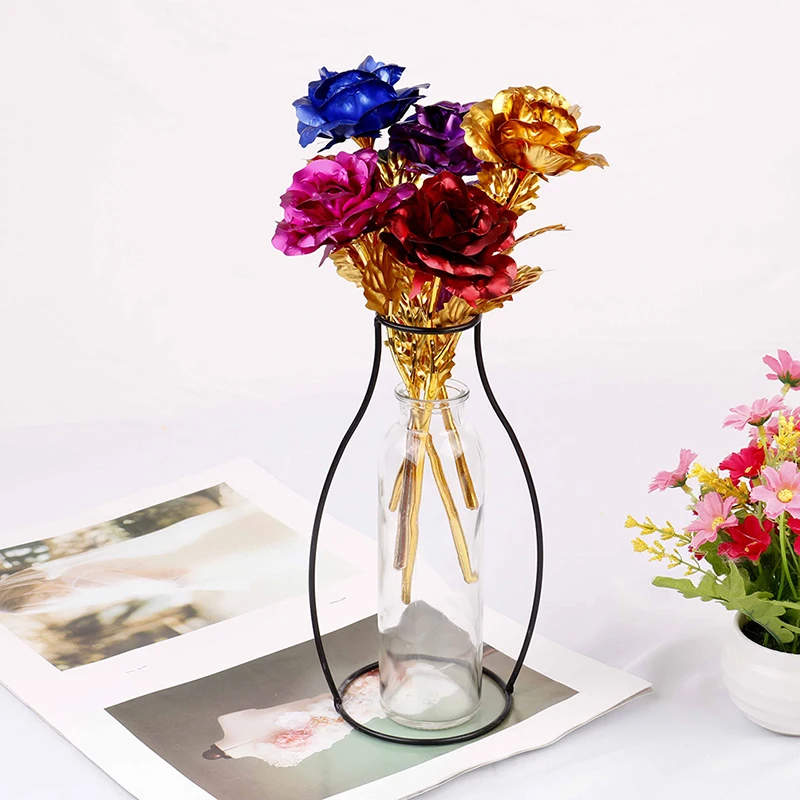 Lover's Rose Artificial 5 Colors 24K Foil Plated Rose Gold Rose Wedding Decoration Flower Valentine's Day Gift
Lover's Rose Artificial 5 Colors 24K Foil Plated Rose Gold Rose Wedding Decoration Flower Valentine's Day Gift