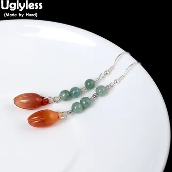 Uglyless 100% Real 925 Sterling Silver Beads Summer Dress Earrings for Women Ethnic Magnolia Jade Floral Earrings Emerald Brinco
Uglyless 100% Real 925 Sterling Silver Beads Summer Dress Earrings for Women Ethnic Magnolia Jade Floral Earrings Emerald Brinco