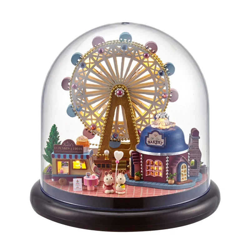 Cutebee DIY House Miniature with Furniture LED Music Dust Cover Model Building Blocks Toys for Children Casa De Boneca
Cutebee DIY House Miniature with Furniture LED Music Dust Cover Model Building Blocks Toys for Children Casa De Boneca