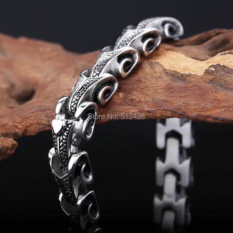 Фото Браслет цепочка мужской из нержавеющей стали 316L 8/8 66 дюймов|bracelet - купить