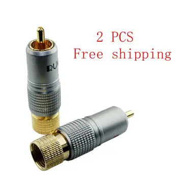 2pcs High Quality Gold Plated Nakamichi RCA Plug Locking Non solder plug connector red+black
2pcs High Quality Gold Plated Nakamichi RCA Plug Locking Non solder plug connector red+black
