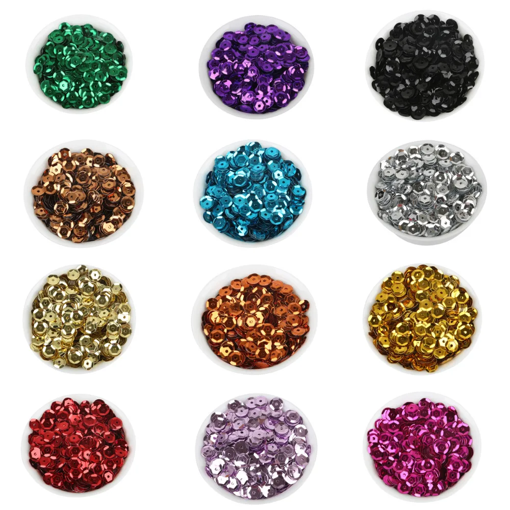 1200pcs 6mm Glitter Round Loose PVC Sequins Paillettes Crafts For Sewing Decoration DIY Clothes Accessories
1200pcs 6mm Glitter Round Loose PVC Sequins Paillettes Crafts For Sewing Decoration DIY Clothes Accessories