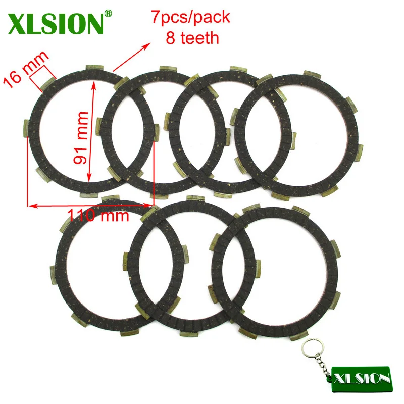 XLSION Engine Clutch Friction Plate For CG CB 200cc 250cc Dirt Bike 4 Wheelers ATV Quad Shineray Bashan Zongshen
XLSION Engine Clutch Friction Plate For CG CB 200cc 250cc Dirt Bike 4 Wheelers ATV Quad Shineray Bashan Zongshen