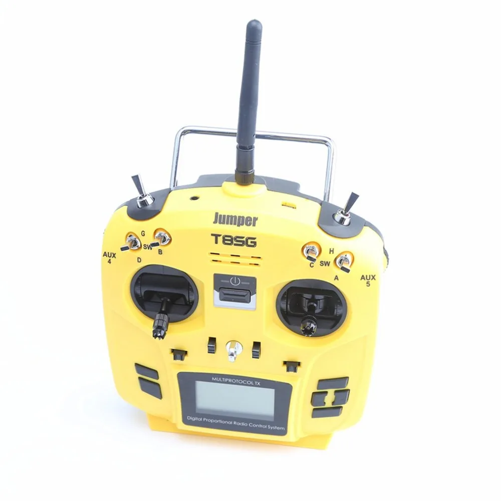 T8SG Jumper V2/V2.0 PLUS/Advanced Multi-Protocol 12CH Compact Transmitter for Flysky Frsky DSM2 Walkera Futaba HOT!
T8SG Jumper V2/V2.0 PLUS/Advanced Multi-Protocol 12CH Compact Transmitter for Flysky Frsky DSM2 Walkera Futaba HOT!