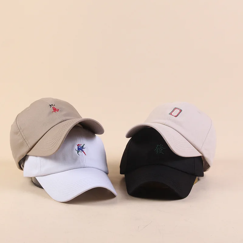 2019 New Mahjong Embroidery Baseball Cap Adjustable With 6 Panel Hat For Men Women High Quality Snapback Cap
2019 New Mahjong Embroidery Baseball Cap Adjustable With 6 Panel Hat For Men Women High Quality Snapback Cap