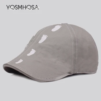 Casual Footprint Women Beret Flat Cap Femme Cotton Summer Hot Artist Berets Caps for Men Adjustable Spring Summer Autumn WH652
Casual Footprint Women Beret Flat Cap Femme Cotton Summer Hot Artist Berets Caps for Men Adjustable Spring Summer Autumn WH652