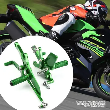New 2Pcs Durable New Motorcycle Wild Super Cool Adjustable Footrest Foot Rest Peg for Kawasaki Ninja 400 2018
New 2Pcs Durable New Motorcycle Wild Super Cool Adjustable Footrest Foot Rest Peg for Kawasaki Ninja 400 2018