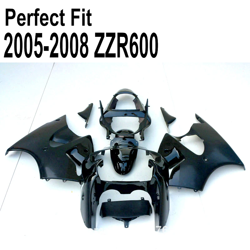 Комплект обтекателей для Kawasaki ZZR600 zz r600 2005 2006 2007 05 06 07 08, черные Обтекатели TP80
Комплект обтекателей для Kawasaki ZZR600 zz r600 2005 2006 2007 05 06 07 08, черные Обтекатели TP80