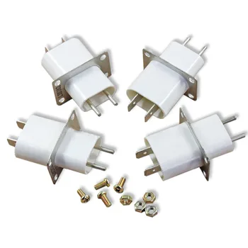 4Pieces/Lot New Microwave Oven Magnetron Accessories Launch Tube Socket Heating Tube High Voltage Filament Plug Connector Socket
4Pieces/Lot New Microwave Oven Magnetron Accessories Launch Tube Socket Heating Tube High Voltage Filament Plug Connector Socket
