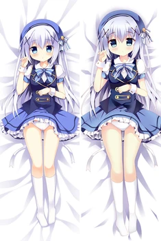 Anime Gochuumon wa Usagi Desuka characters sexy girl Kafuu Chino otaku Dakimakura throw pillow cover Hugging Body pillowcase
Anime Gochuumon wa Usagi Desuka characters sexy girl Kafuu Chino otaku Dakimakura throw pillow cover Hugging Body pillowcase