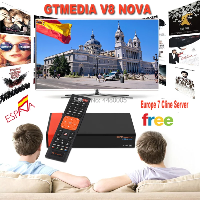 

Satellite Receiver GTMEDIA V8 Nova DVB-S2 High Definition freesat v8 receiver cccam cline for 1 year spain