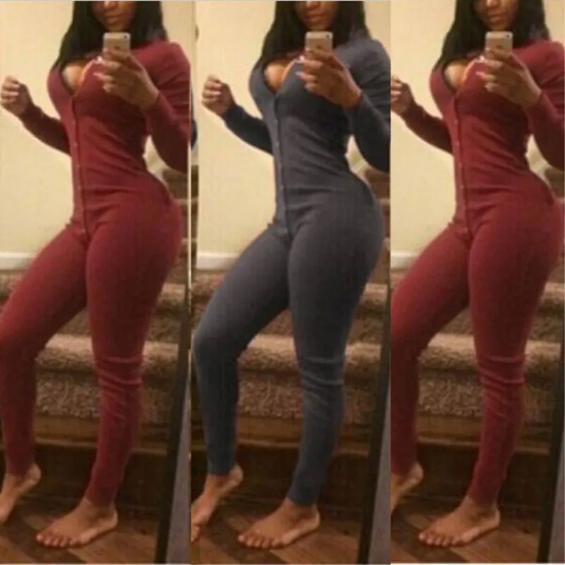 Women Ladies Clubwear V Neck Playsuit Long Sleeve Buttons Cotton Jumpsuit Bodycon Party Jumpsuit&Romper Trousers Fall Autumn
Women Ladies Clubwear V Neck Playsuit Long Sleeve Buttons Cotton Jumpsuit Bodycon Party Jumpsuit&Romper Trousers Fall Autumn