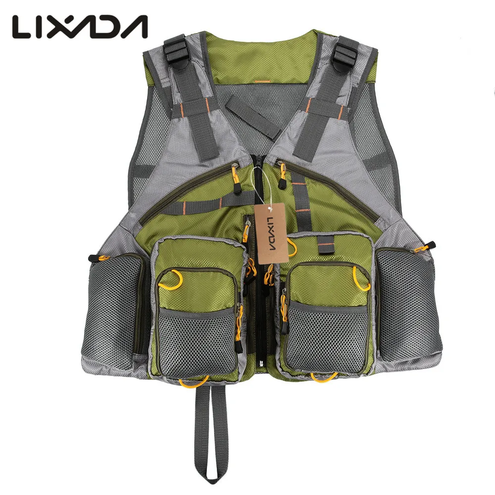 Lixada Adjustable Fly Fishing Vest Send Fish Rod Multi Function Gear Packs and Vests Mesh Fishing Tackle Vest Fishing Jacket
Lixada Adjustable Fly Fishing Vest Send Fish Rod Multi Function Gear Packs and Vests Mesh Fishing Tackle Vest Fishing Jacket