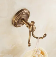 Wall Mounted Vintage Retro Antique Brass Bathroom Towel Coat Hooks Dual Robe Hook Hanger Bathroom Accessory mba270
Wall Mounted Vintage Retro Antique Brass Bathroom Towel Coat Hooks Dual Robe Hook Hanger Bathroom Accessory mba270