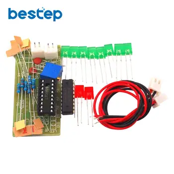 DC 9V-12V Audio Indicator Suite Electronic DIY Kit LM3915 Audio Level Indicator Production Suite
DC 9V-12V Audio Indicator Suite Electronic DIY Kit LM3915 Audio Level Indicator Production Suite