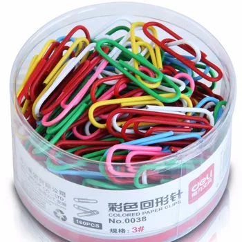 160pcs/pkg 29mm colourful metal paper clip office clips paperclips clamp bookmarks office supplies
160pcs/pkg 29mm colourful metal paper clip office clips paperclips clamp bookmarks office supplies
