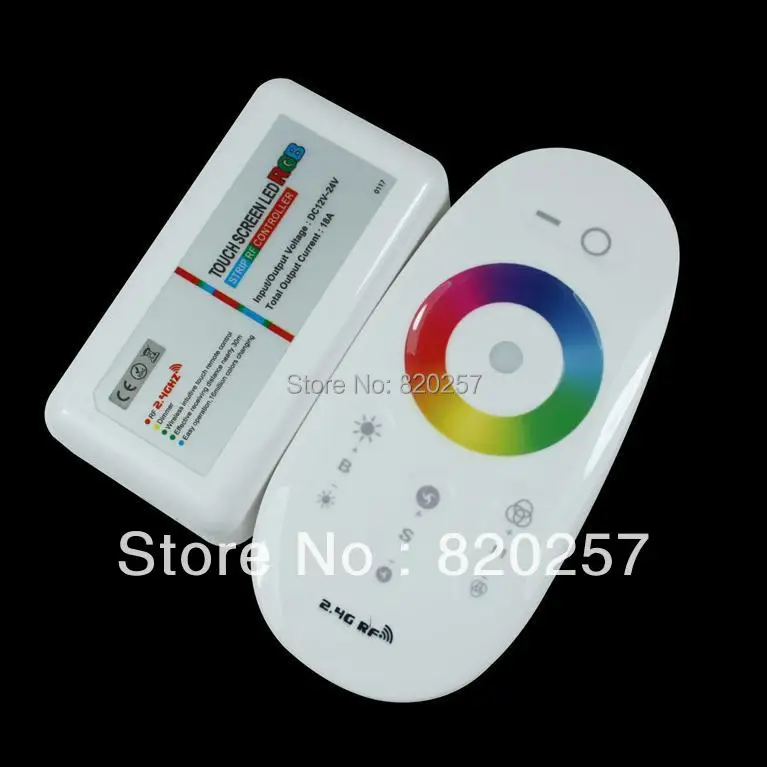 2.4Ghz RF Wireless full touching LED RGB Remote Controller 12V/24V Smartphone or Tablet WiFi Compatible controller
2.4Ghz RF Wireless full touching LED RGB Remote Controller 12V/24V Smartphone or Tablet WiFi Compatible controller