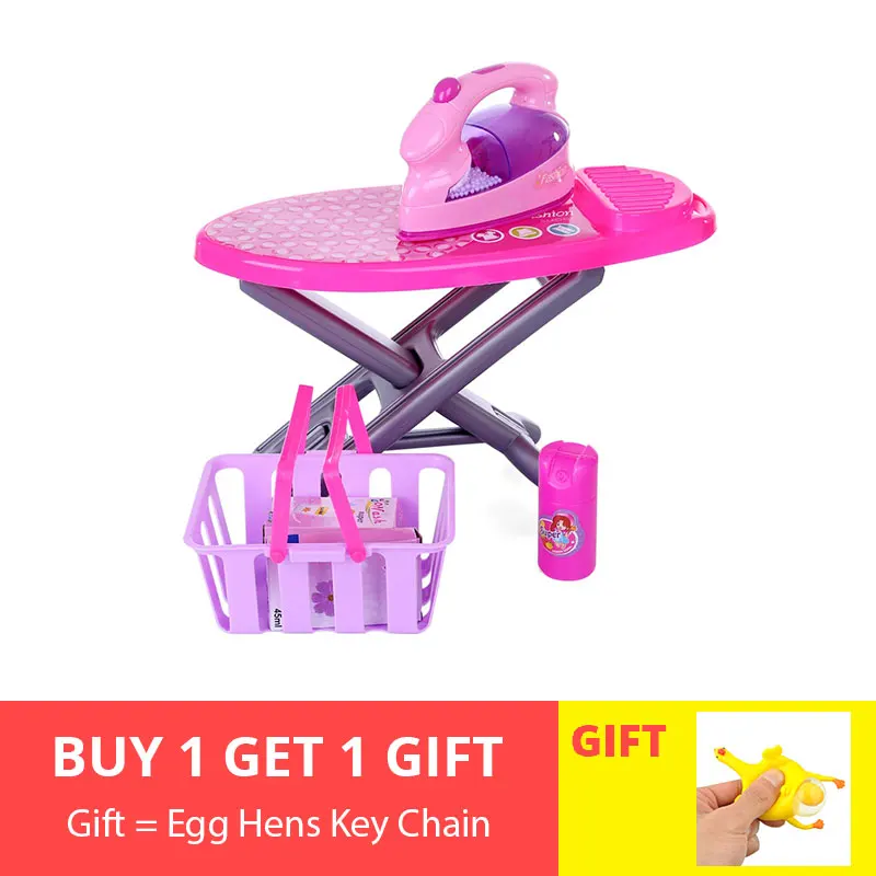 New Pretend Play Electric Iron Kit Plastic Pink Safrty Plastic Light-up Simulation Kids Children Baby Girl Home Appliances Toys
New Pretend Play Electric Iron Kit Plastic Pink Safrty Plastic Light-up Simulation Kids Children Baby Girl Home Appliances Toys