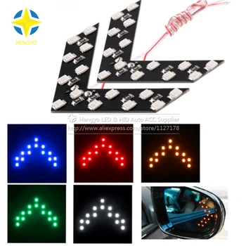 2Pcs/lot Car Hidden Arrow Panel 14 Smd 3528 Rearview Side Mirror Led Decorative Lights Reverse Direction Turn Signal Lamp
2Pcs/lot Car Hidden Arrow Panel 14 Smd 3528 Rearview Side Mirror Led Decorative Lights Reverse Direction Turn Signal Lamp