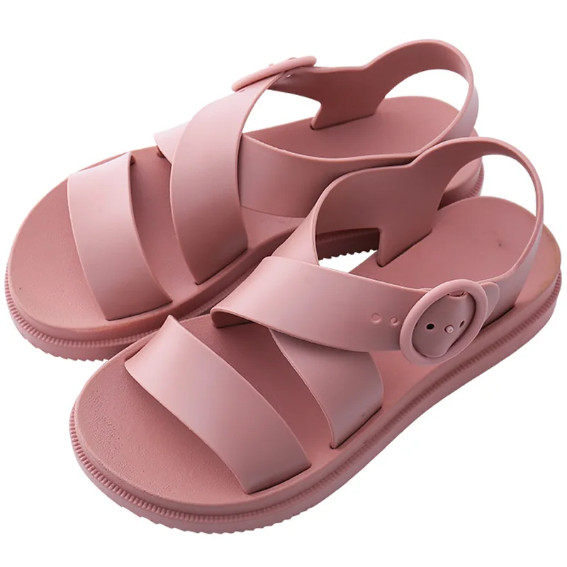 Women Flat Sandals Gladiator Open Toe Buckle Soft Jelly Sandals Female Casual Summer Flat Platform For Girl Beach Shoes
Women Flat Sandals Gladiator Open Toe Buckle Soft Jelly Sandals Female Casual Summer Flat Platform For Girl Beach Shoes