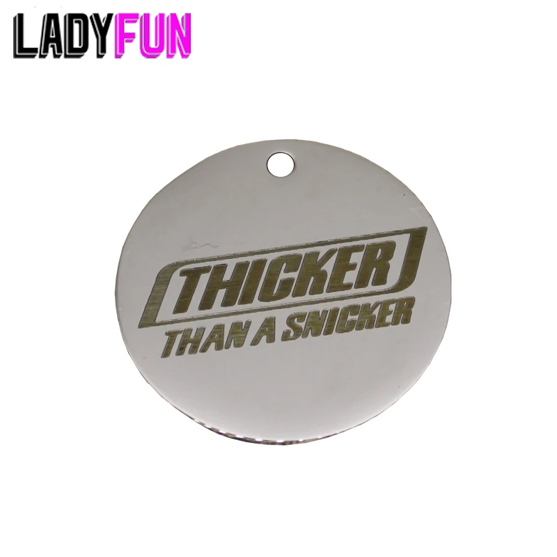 

Ladyfun Customizable Stainless Steel Charm Afro Black Girl Pendant Thicker Than A Snicker Charms For DIY Jewelry Making