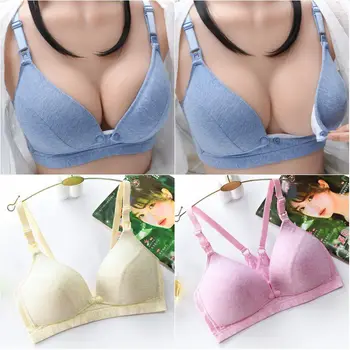 Cotton Front Buckle Breastfeeding Bra Pregnant Women Nursing Bra Maternity Underwear Soft Breathable No Steel Ring
Cotton Front Buckle Breastfeeding Bra Pregnant Women Nursing Bra Maternity Underwear Soft Breathable No Steel Ring