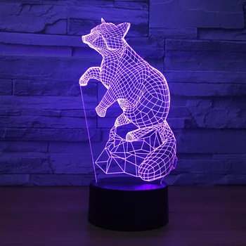 Lesser Panda 3D 7 Color Lamp Visual Led Night Lights For Kids Touch Usb Table Lampara Lampe Baby Sleeping Nightlight
Lesser Panda 3D 7 Color Lamp Visual Led Night Lights For Kids Touch Usb Table Lampara Lampe Baby Sleeping Nightlight