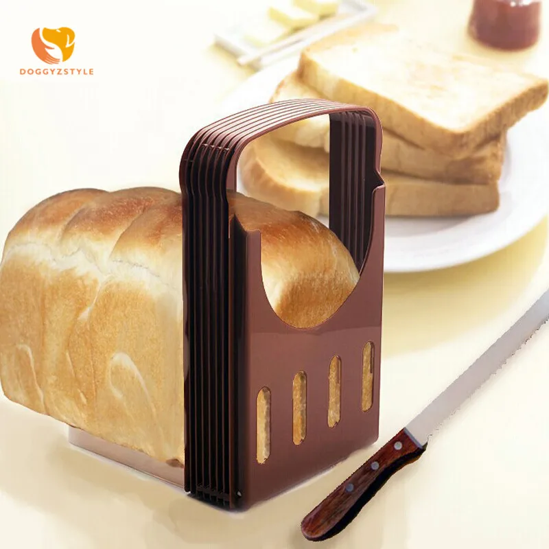 1 PC Bread Cutter Practical Toast Bread Slicer Mold Bread Knife Splitter Bakeware Breakfast Tool Brotschneider Pan de corte
1 PC Bread Cutter Practical Toast Bread Slicer Mold Bread Knife Splitter Bakeware Breakfast Tool Brotschneider Pan de corte