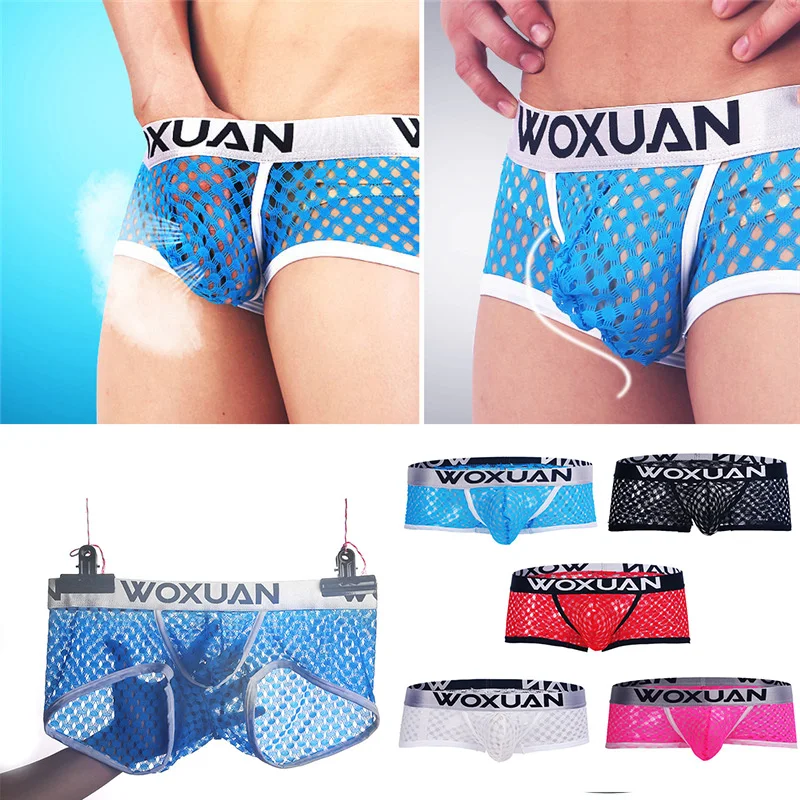 Hot Sale New Men's Underwear Boxers Sexy Men's Boxers Shorts Low Rise Soft Male Gay Net Hole Breathable Panties Underpants
Hot Sale New Men's Underwear Boxers Sexy Men's Boxers Shorts Low Rise Soft Male Gay Net Hole Breathable Panties Underpants