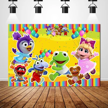Cartoon Muppet Babies Newborn Backdrop Background Poster Banner Custom Name Photography Photo Children Birthday Party Decoration
Cartoon Muppet Babies Newborn Backdrop Background Poster Banner Custom Name Photography Photo Children Birthday Party Decoration