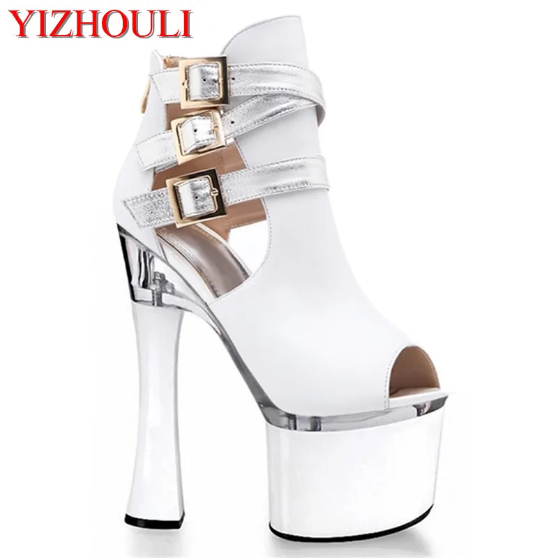 Popular fashion women's shoes, sexy catwalk model show performance, 18 cm high single shoes
Popular fashion women's shoes, sexy catwalk model show performance, 18 cm high single shoes