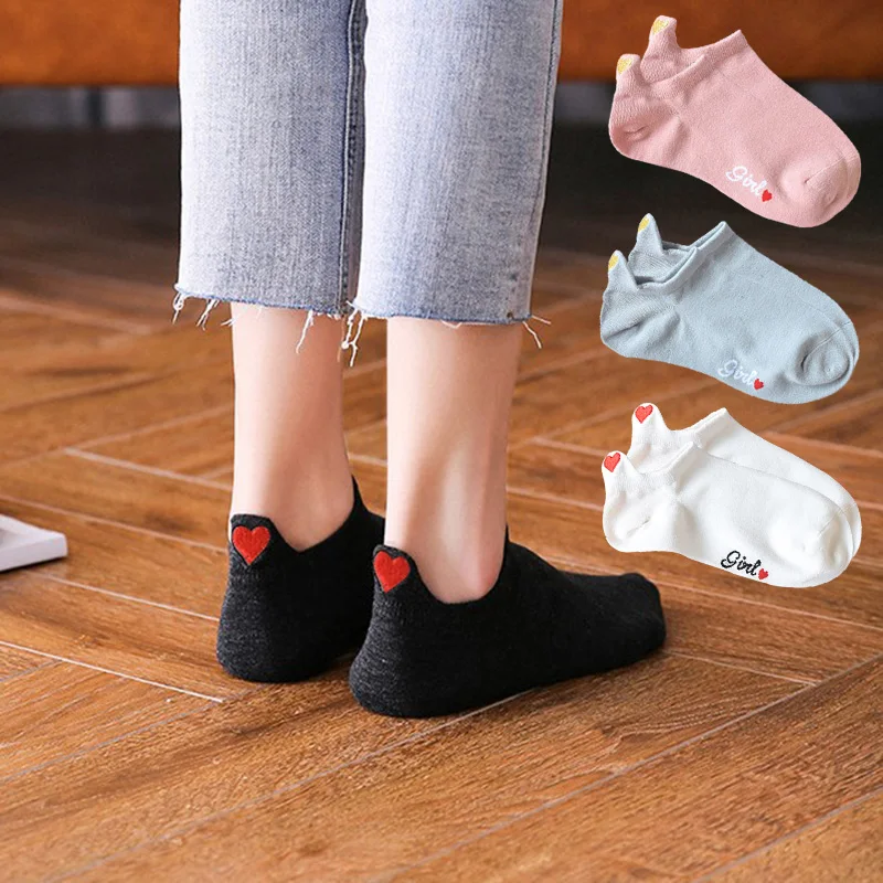 Fashion Socks Woman New Summer Hot Comfortable Heart Ankle Short Socks Women Breathable Soft Knitted Cotton Funny Emoji Socks
Fashion Socks Woman New Summer Hot Comfortable Heart Ankle Short Socks Women Breathable Soft Knitted Cotton Funny Emoji Socks