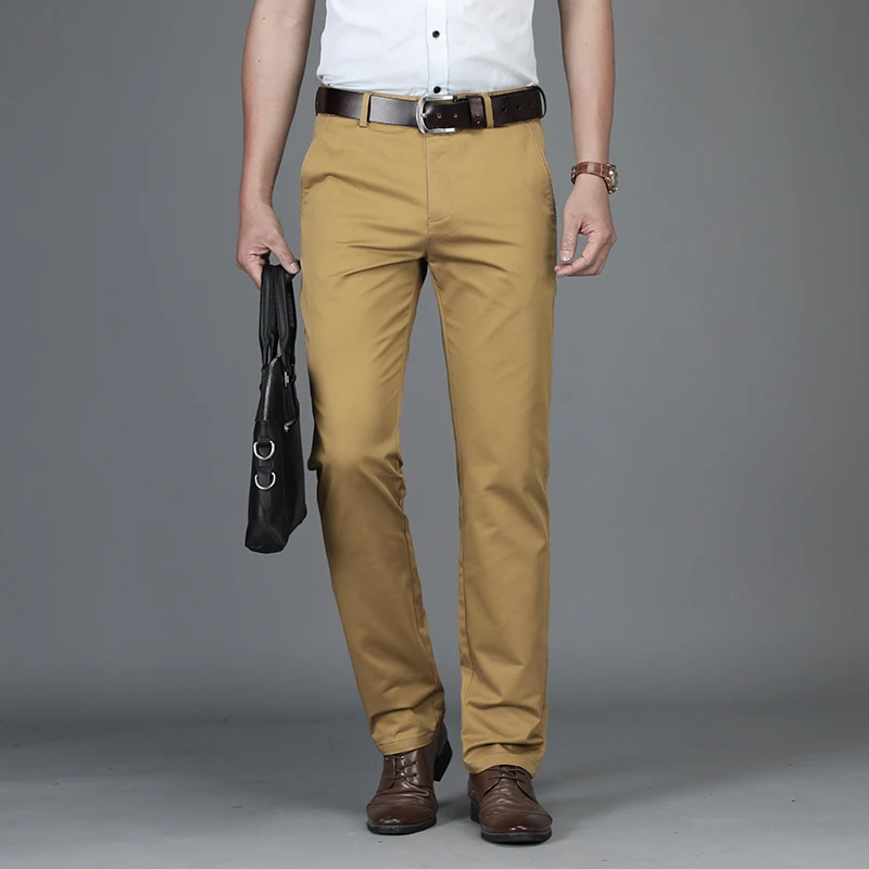 2018 Mens Casual European American Luxury Pants Stretch Male Trousers ManStraight Black Blue Khaki Plus Size 42 44 Suit Pants
2018 Mens Casual European American Luxury Pants Stretch Male Trousers ManStraight Black Blue Khaki Plus Size 42 44 Suit Pants