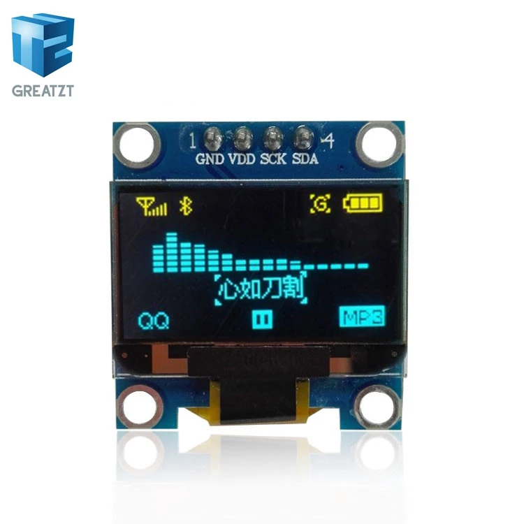 0.96 inch IIC Serial Yellow Blue OLED Display Module 128X64 I2C SSD1306 12864 LCD Screen Board GND VCC SCL SDA 0.96" for Arduino
0.96 inch IIC Serial Yellow Blue OLED Display Module 128X64 I2C SSD1306 12864 LCD Screen Board GND VCC SCL SDA 0.96" for Arduino