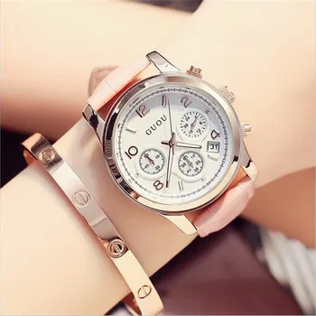 

Women Watch 2018 Luxury Brand Ladies Watches Leather Watchband Quartz Wristwatches Clock Hours Hot zegarek damski