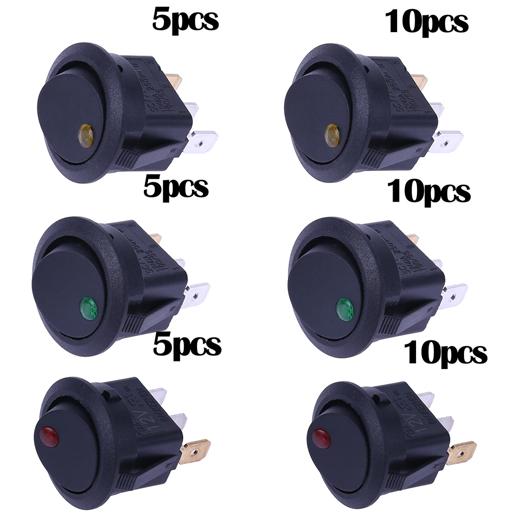 LED Dot Light 12V 12A Car Boat Round Rocker ON/OFF Toggle SPST Switch Auto Boats Motorcycles Switch
LED Dot Light 12V 12A Car Boat Round Rocker ON/OFF Toggle SPST Switch Auto Boats Motorcycles Switch