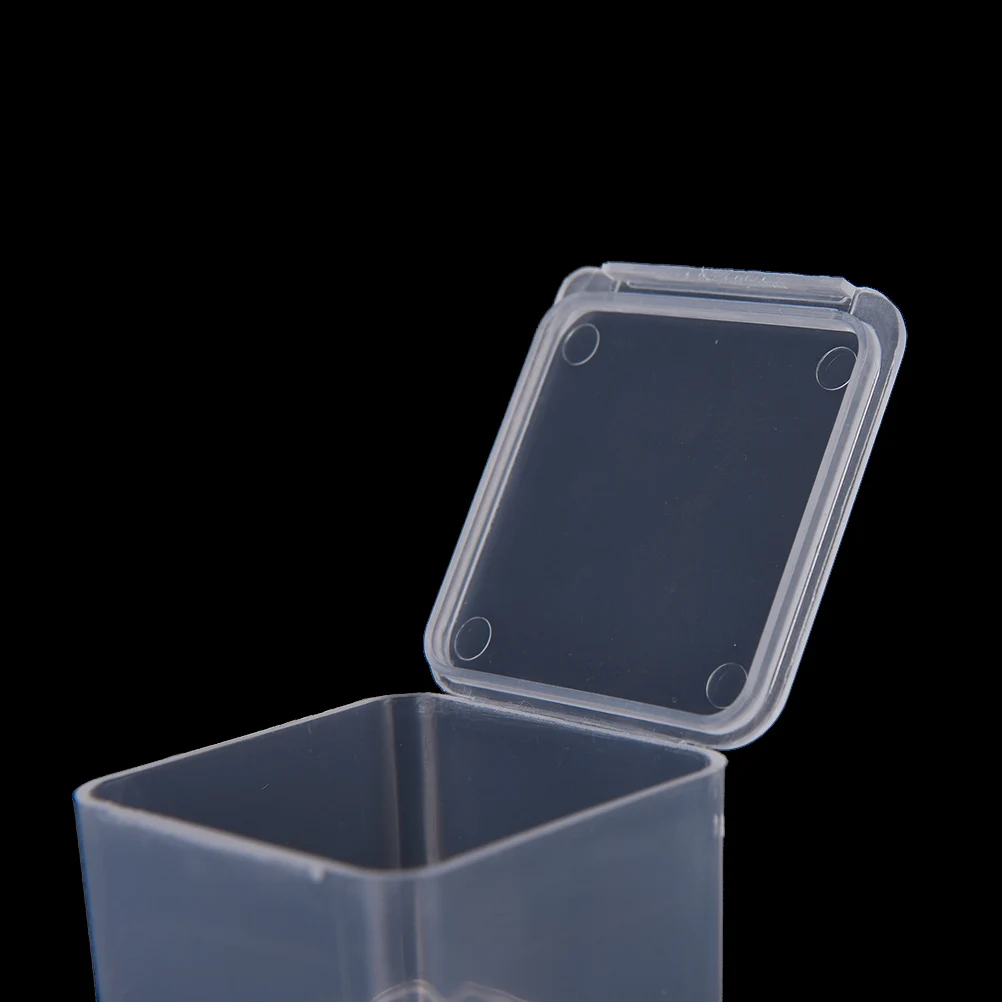 4x4x2 8 см прозрачный пластиковый маленький фотобокс с крышкой маленькие