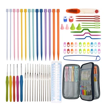 Knitting Needles Set 17pcs 0.6-4.5mm Crochet Hook Needles Set 7 Pairs Knitting Needles Scissors Rulers Sewing Accessories
Knitting Needles Set 17pcs 0.6-4.5mm Crochet Hook Needles Set 7 Pairs Knitting Needles Scissors Rulers Sewing Accessories