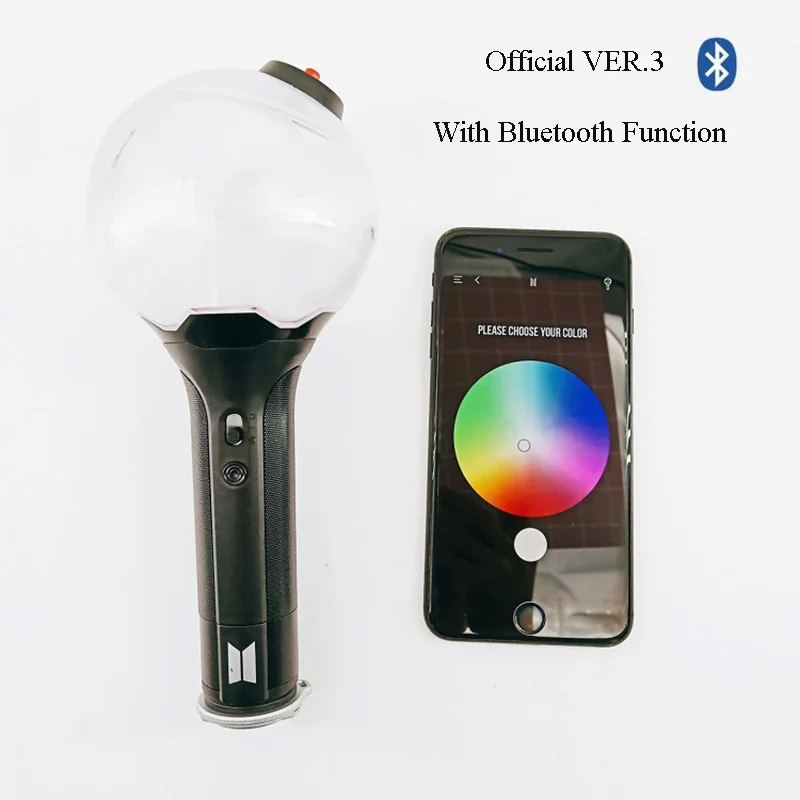 Kpop BTS Official Army Bomb Bluetooth Link Ver.3 Light Stick Ver3 Kpop Bangtan Boys BTs Concert Glowing Lightstick Flash Lamp
Kpop BTS Official Army Bomb Bluetooth Link Ver.3 Light Stick Ver3 Kpop Bangtan Boys BTs Concert Glowing Lightstick Flash Lamp