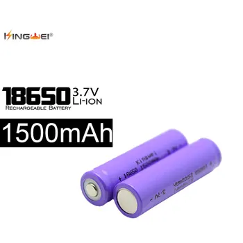 Original KingWei 10pcs 18650 Real Capacity 1500mah Li-Ion 3.7V Rechargeable Battery 18650 Flashlight Rechargeable Batteries
Original KingWei 10pcs 18650 Real Capacity 1500mah Li-Ion 3.7V Rechargeable Battery 18650 Flashlight Rechargeable Batteries