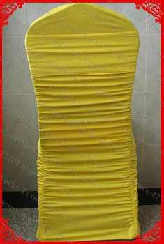 NO.26 Lemon Yellow Ruffled Spandex Chair Cover/Lycra Chair Cover/ With Lycra Band For Wedding Party Banquet Home Decorations
NO.26 Lemon Yellow Ruffled Spandex Chair Cover/Lycra Chair Cover/ With Lycra Band For Wedding Party Banquet Home Decorations