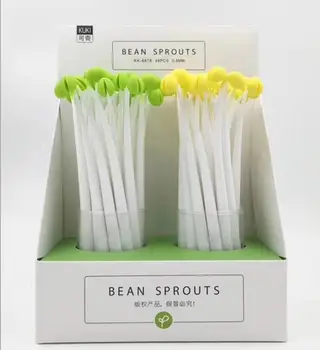 New Lovely Bean Sprouts Design Gel Pen Cute Cartoon Stationery Prize Gift Kawaii Student Pen Sign Pen Black Neutral Pen 48pc/lot
New Lovely Bean Sprouts Design Gel Pen Cute Cartoon Stationery Prize Gift Kawaii Student Pen Sign Pen Black Neutral Pen 48pc/lot