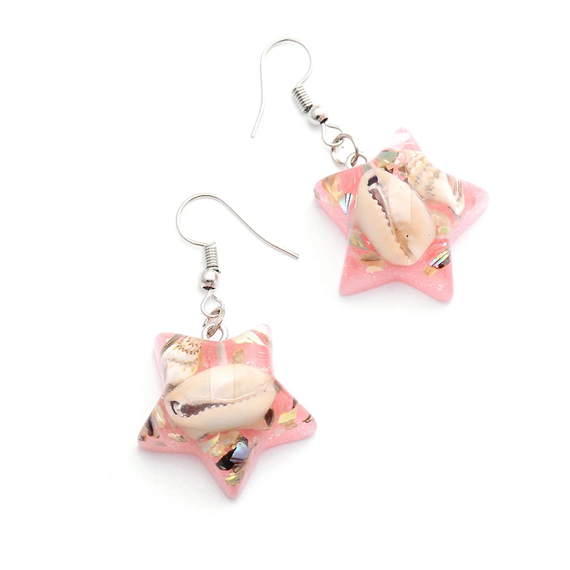 Spring Summer Bohemia Shell Dangle Earrings Simple Style Candy Color Acrylic Sea Star Big Earring Party Jewelry for Women Hot
Spring Summer Bohemia Shell Dangle Earrings Simple Style Candy Color Acrylic Sea Star Big Earring Party Jewelry for Women Hot