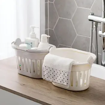 OTHERHOUSE Bath Basket Organizer Portable Shower Storage Basket Box with Handle Makeup Organizer Desktop Bathroom Accessories
OTHERHOUSE Bath Basket Organizer Portable Shower Storage Basket Box with Handle Makeup Organizer Desktop Bathroom Accessories